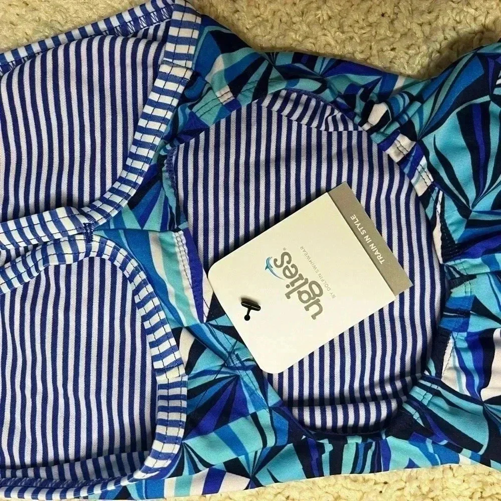 GIRLS UGLIES BY DOLPHIN SWIMWEAR TRAIN STYLE SWIMSUIT SZ 28 NWT